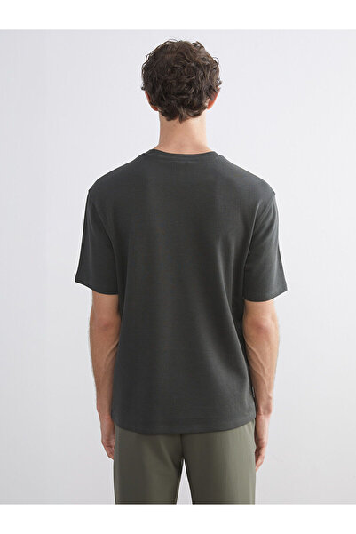 LC Waikiki Khaki Crew Neck Men's T-Shirt