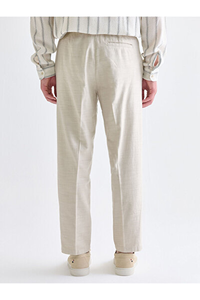 LC Waikiki Peak Yeni Sezon Standart Kalıp Keten Görünümlü Erkek Pantolon