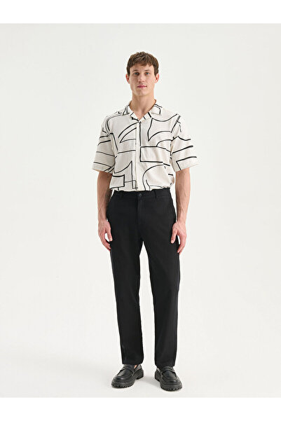LC Waikiki Peak New Season Standard Fit Linen Look Men's Trousers
