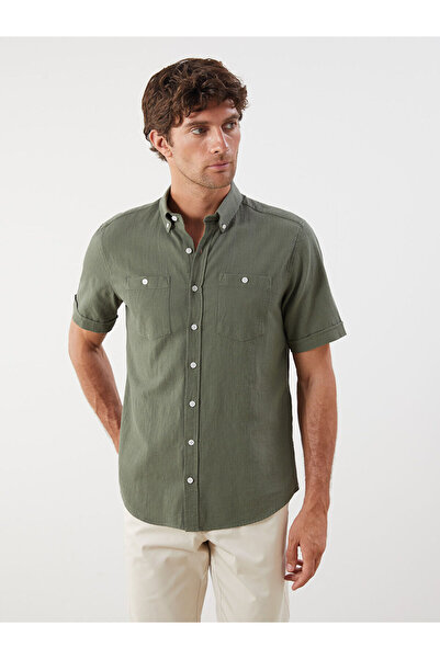 LC Waikiki Ozmarka New Season Regular Fit Men's Textured Shirt