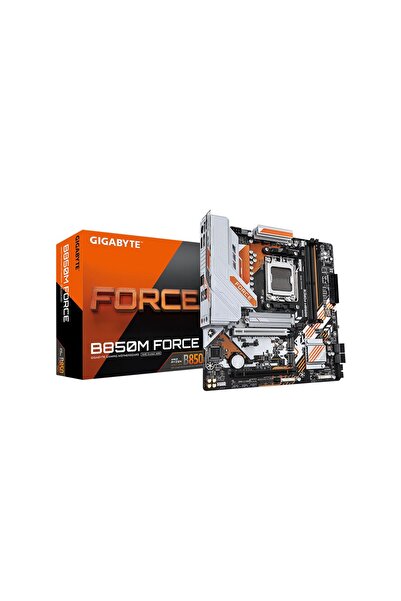Gigabyte B850M FORCE AMD B850 AM5 Soket DDR5 9600MT/s mATX Anakart