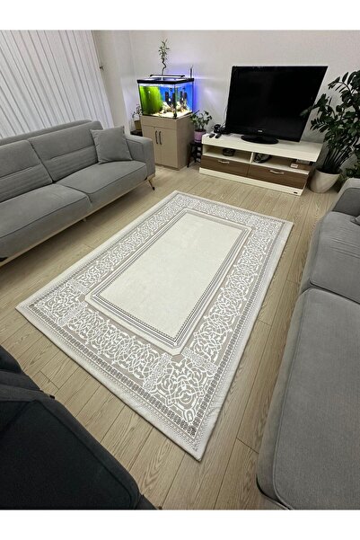 MODKLAS Κάλυμμα χαλιού Elastic Micro Fleece - Πλένεται - Παχύ ύφασμα - 4m²=160x230 cm, 6m²=200x300 cm