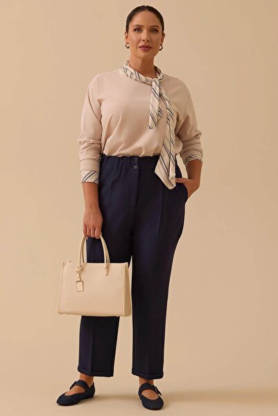 Gala-Xi Pantaloni cu talie elastică de mărime mare, până la gleznă 1000252101...