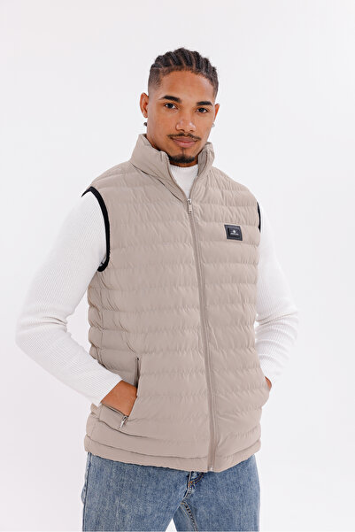 Firststops سترة رجالية قابلة للنفخ من قماش ستون نوفا