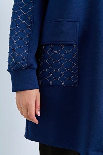 Nihan Rahat Kalıp Örme Giy-Çık Saks