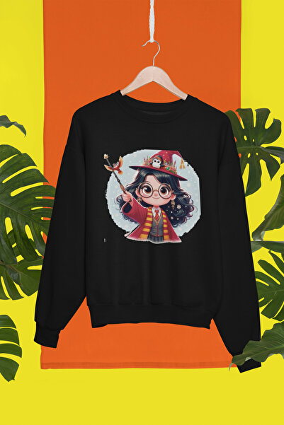 MAGORS STIL-X MAGIC BASKILI BİSİKLET YAKA ÇOCUK SWEATSHIRT