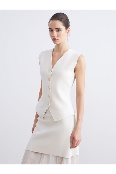 LC Waikiki Peak Yeni Sezon V Yaka Kadın Triko Yelek