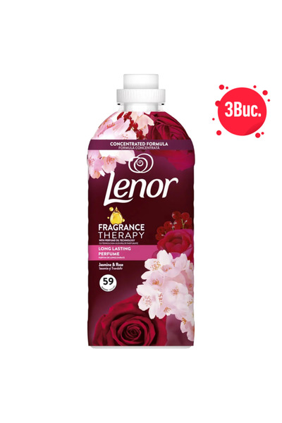 lenor BALSAM RUFE 1239ML JASMINE&ROSE 59 SPALARI - 3 LA PACHET