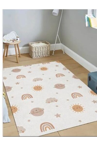 Home Kaymaz tabanlı makinede yıkabilir kolay silinebilir çocuk halısı