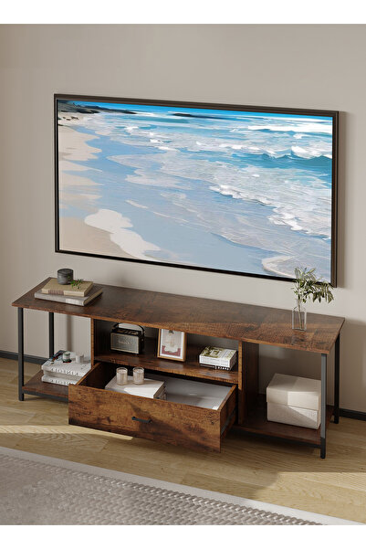 VariFurnx 140*35*50cm TV Stand Table For TV Up To 65 Inch Drawers Entertainment Center Media TV Console Table