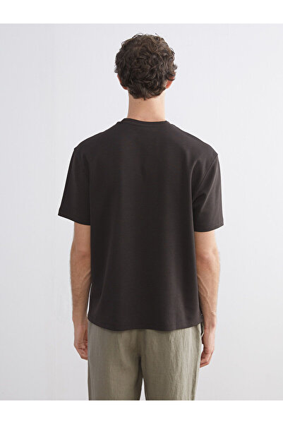 LC Waikiki Brown Crew Neck Men's T-Shirt