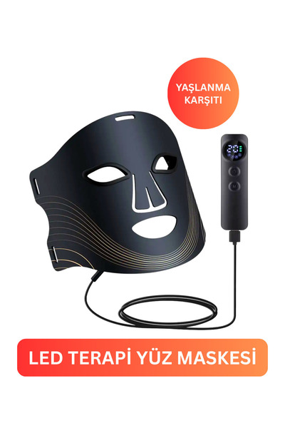 Lusso Cosmetics Led Terapi Yüz Maskesi Gençleştirici Yüz Bakım Maskesi