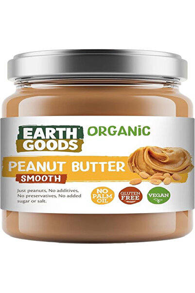 Earth Goods Organic Peanut butter Smooth 12x400gm