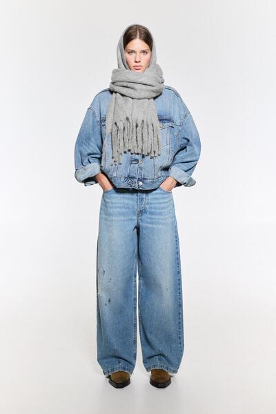 Pull & Bear Moher efektli atkı