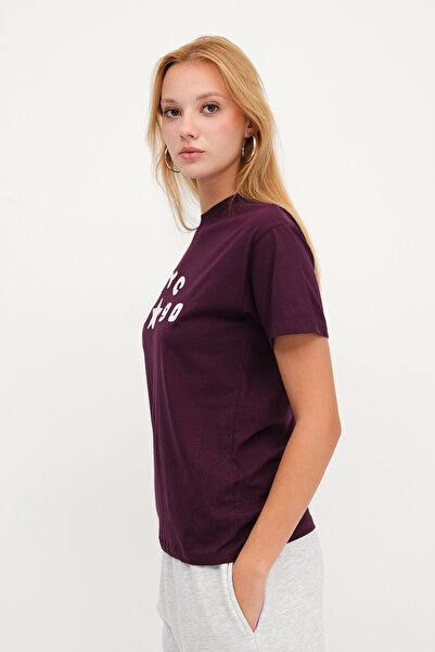 Addax Nyc 1990 Written T-Shirt P10411-D13