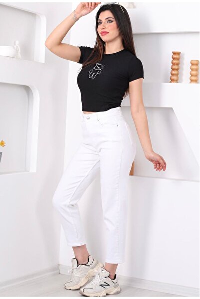 SHEVANE New Season//High Waist//Mom Jeans//Boyfriend//Women's Denim Pants