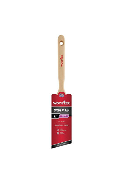 Wooster Silvertip Smoothest Finish Soft Angle Wall Paint Brush 2inch
