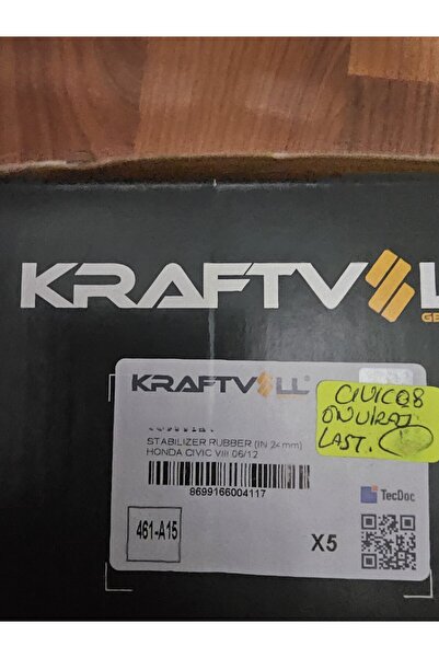 Kraftvoll ÖN VİRAJ KÖPRÜ LASTİĞİ CIVIC 06-11 SEDAN