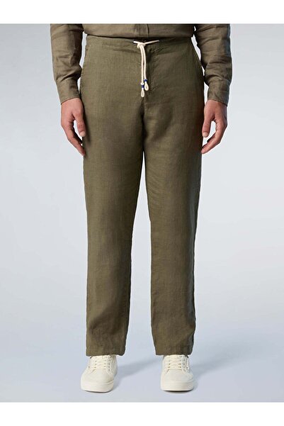 North Sails Regular Fit Keten Chino Pantolon