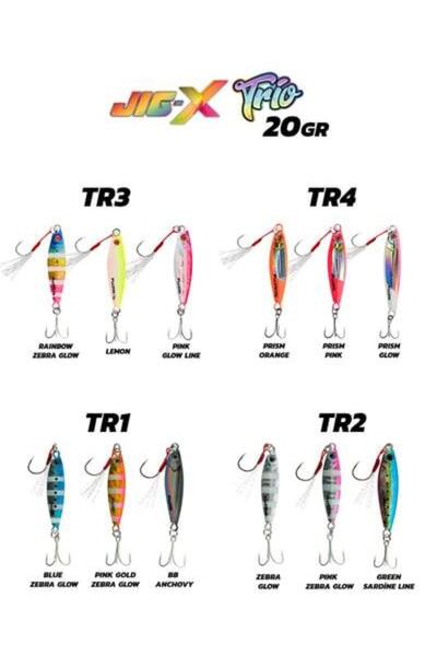 Fujin Jig-X Trio 3lü Micro Jig 20gr