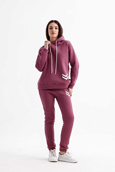 Tatty Underwear طقم رياضي نسائي من 3 قطع مصنوع من قماش الشاردون