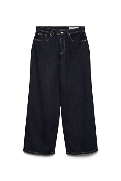 Vero Moda Weit geschnitten VMLULLU Niedrige Taille Weiter Beinschnitt Jeans