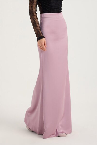 HomeStore Uzun Saten Balık Model Etek