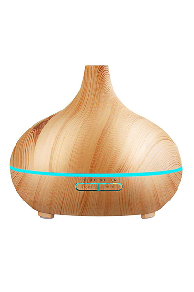 HALAMODO Brown Aroma Ultrasonic Essential Oil Diffuser Humidifier