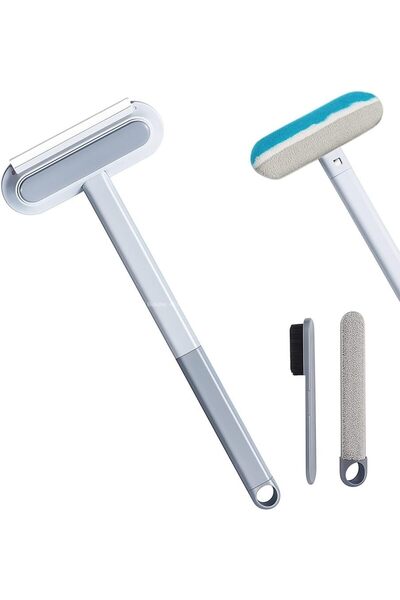 Busstier 4'ü 1 Arada Evcil Hayvan Tüy Toplama ve Temizlik Fırçası Seti Koltuk...