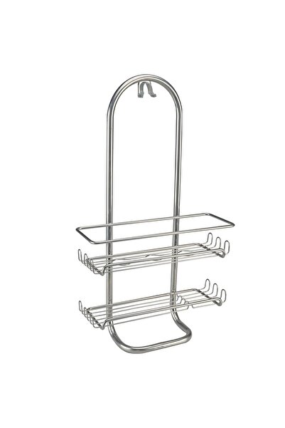 ACE حامل دش كلاسيكو من إنترديزاين 60466 (53.8 × 27.9 × 24.8 سم، فضي)