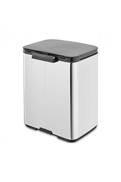Brabantia Bo Small 1006630 Waste bin, 7 l, Smooth & silent opening, Anti-slip base, Stainless steel