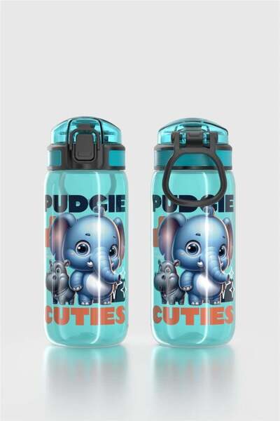 Renga Rybo-X Patterned 530 ml Children's Water Bottle 912164 Blue