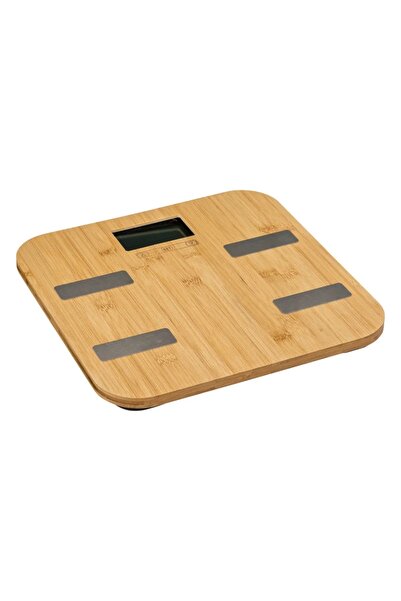 ACE ميزان رقمي من الخيزران 5Five (28 × 28 × 3 سم، طبيعي)