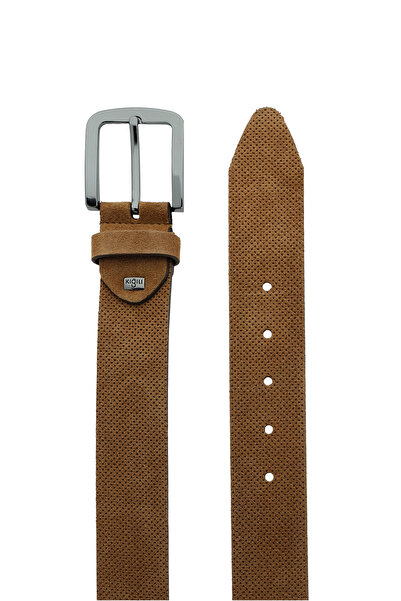 Kiğılı Sports Patterned Suede Belt