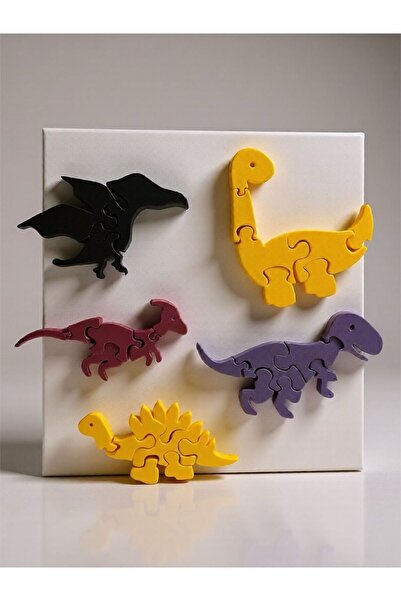 Tactyla لغز الديناصورات الملون للأطفال