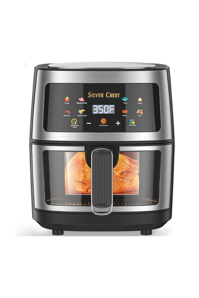Generic Silvercrest 8L Digital Air Fryer 2400W – LCD Touch Control, 360° Rapid Air Circulation