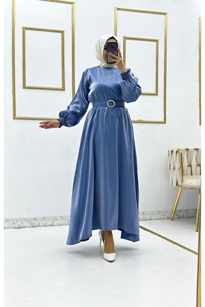 Moda Krash ROCHIE SATIN CU BELTĂ CAZĂTORĂ