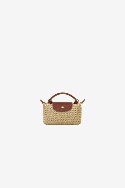 MARSEPTUN Audrey Single Handle Tan Straw Bag