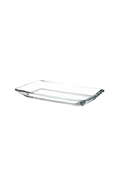 ORIAN Plain glass serving plate 24*12 cm