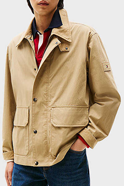 Tommy Hilfiger Regular Fit Su İtici Kadife Yaka Detaylı Ceket Erkek CEKET MW0...