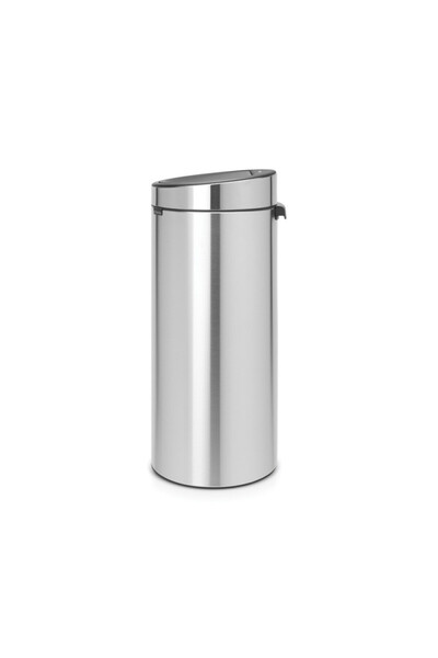 Brabantia Touch Bin New 650011, 30 l, Silent and smooth closing, Stainless steel/matt