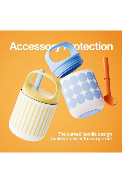 CHAKO LAB Food Jar 15 oz | Stainless Steel Vacuum Insulated for Hot Food and Cold Food