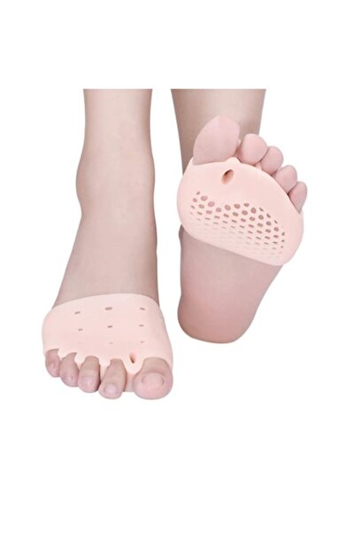 Sarphia Store Set de 2 separatoare de degete pentru corecție cu protecție pentru hallux valgus și talpă, universale, silicon moale, Be