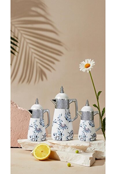 Generic طقم ترامس قهوة وشاي 1 لتر / 700 مل / 500 لتر