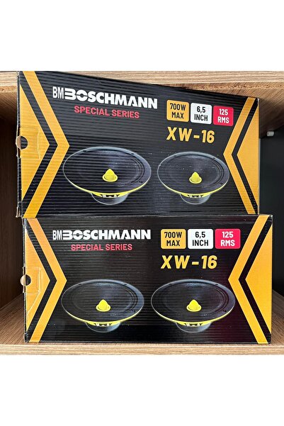 BOSHMAN 16 cm midrange oto hoparlör 700 wat 125 rms 2 takım 4 adet yüksek kalite special series