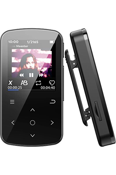 ZOOAOXO 64GB MP3 Player, MP3 Player Bluetooth 5.2, Sports Clip Design
