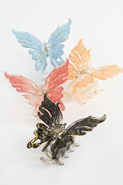 Ronanna مشبك ملون على شكل فراشة 9 سم