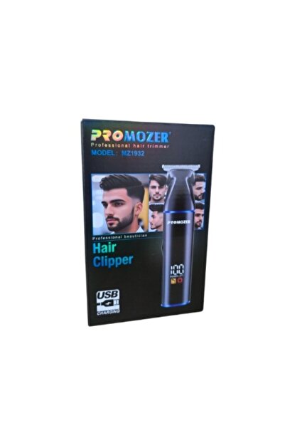 ProMozer Mașină de tuns MZ 1932 cu afișaj digital și baterie tip C