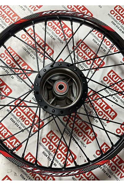 MTS Ride İt Jant Komple Siyah Arka Jant Yüksek Göbek 1.20 x 19