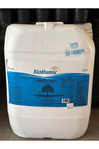 İZTAR ORGANİK GÜBRE İztar Bio Humic | Hümik Asit – Leonardit İçerikli Sıvı Köklendirici Yaprak Gübresi – 20 Litre |
